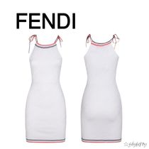 FENDI ビスコース ブレンド タンクトップ ドレスFZDA98ANZEF0ZNM