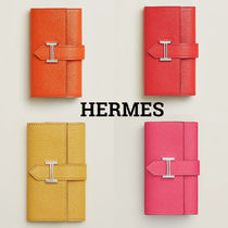 新作*HERMES*Hロゴ入 ベアン ４連レザーキーケース