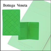 【Bottega Veneta】イントレチャートレザーウォレット スリム