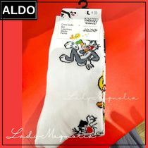 【ALDO × Looney Tunes】グラフィッククルーソックス★White