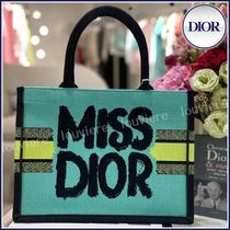 【裏表で別カラー♪】DIOR Dior Book Tote バッグ ミディアム