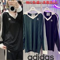 【adidas】ロゴ カラー 長袖 Tシャツ★男女共におすすめ♪