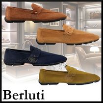 【BERLUTI】ロレンツォ スクリット カモッショ ローファー