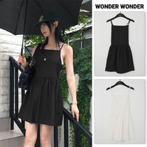 【WONDER WONDER】Ritoon Back Slit Strap Layered Mini OP