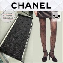 【★キラキラ☆ラメ＆CCロゴデザインが可愛い♪】CHANEL タイツ