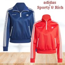 コラボ【SPORTY＆RICH×adidas】ハーフジップトラックジャケット