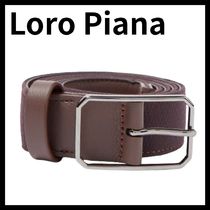 LORO PIANA ロロ・ピアーナ テーラーレザーとウールのベルト