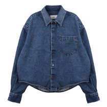 AMI PARIS Ami Denim Shirt (HSH136 DE0025 480) 4UK241