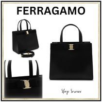 ☆関税込☆【FERRAGAMO】トートバッグ ヴァラ・リボンが可愛い