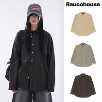 【Raucohouse】Oscar city boy oversized check shirt