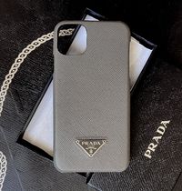 【PRADA】プラダ I-Phone11ProMax アイホンカバー ♪MARMOグレー