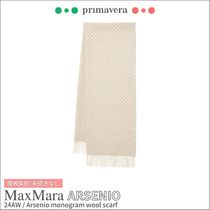 Max Mara◆ARSENIO◆Monogram ウールストール