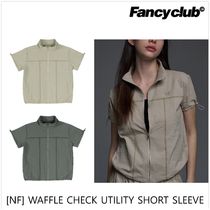 [NASTY FANCY CLUB]WAFFLE CHECK UTILITY ジャケット★24SS★