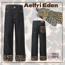 ◇Aelfric Eden◇ パッチワーク ヒョウ柄 ジーンズ