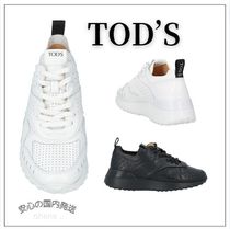 TOD'S ロゴ スニーカー レザー フラット 無地 国内発送 関税込