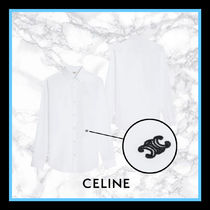 CELINE セリーヌ 2024 秋 トリオンフ Triomphe ホワイト シャツ