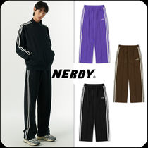 [ NERDY ]★24SS★韓国人気★EMBROIDERY LOGO NY TRACK PANTS