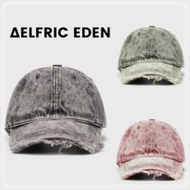 【Aelfric Eden】フリンジ ウォッシュ デニム キャップ 3色