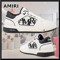 関送込! AMIRI ロゴ エンボス ロートップ スニーカー