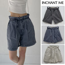 【INCHANT ME】[unisex] Paris Pigment Rope Half Pants