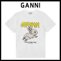 【GANNI】Relaxed Bunny T-Shirt★韓国人気★ 追跡付