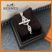 【プレゼントにおすすめ】HERMES チェーンブレスレット