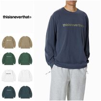 さらに100円引き◆thisisneverthat◆T-Logo L/S Tee 24AW