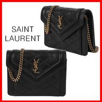 ☆人気【SAINT LAURENT】☆ラムスキンGABYマイクロバッグ☆BLACK