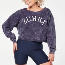 ★国内発送 ズンバ Zumba Prep Crop Sweatshirt Let's Go Indigo