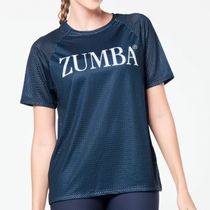 ★国内発送★ ズンバ Zumba Prep Mesh Top Let's Go Indigo