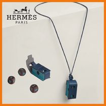 【個性派デザイン★】HERMES 革製ネックレス