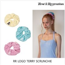 [REST&RECREATION] RR LOGO TERRY ヘアスクランチ★新作★韓国★