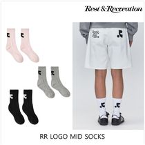 [REST&RECREATION] RR LOGO MID ソックス ★新作★韓国★男女★