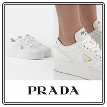 【超人気】PRADAプラダ　ダウンタウンボールドレザー スニーカー