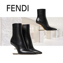 【FENDI】スカルプチャーヒール ブーツ ブラック