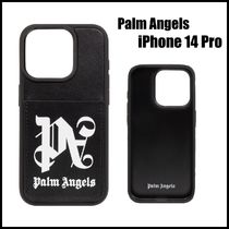 【Palm Angels】モノグラム プリント iPhone 14 Pro ケース