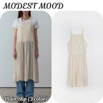 【韓国MODEST MOOD モデストムード】Plain Slip (3 color)