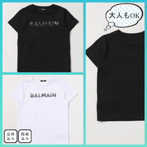 【関税込】BALMAIN KIDS スパンコールロゴ Tシャツ/大人もOK！