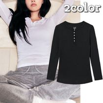 BIBI for 2000 Archives★韓国人気★コラボ★AB HENLEY NECK TOP