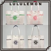 【すぐ届く】lululemon キャンバストートバッグ 20L ロゴ 直営店