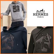 【大人気☆】HERMES フードスウェットシャツ Hooded sweatshirt