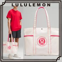 【すぐ届く】lululemon キャンバストートバッグ 20L ロゴ 直営店