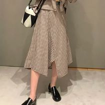 《美しいシルエット》【LOEWE】コットンアシンメトリースカート