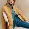 SEZANE ジャケット フランス発送 セザンヌ 本革スエード オーバーサイズ ジャケット(12)