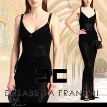 12 ERISABETTA FRANCHI ワンピース チューブドレス ノースリーブ