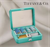 （日本完売）Tiffany&Co. ブルーレザー ポーカーセット