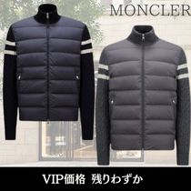 VIP価格[MONCLER] パッド入りウール ジップアップカーディガン