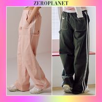 【ZEROPLANET】韓国人気★ Karina Wide Track Cotton Pants