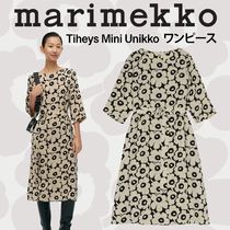 【限定】marimekko / Tiheys Mini Unikko ベルト付きワンピース