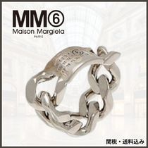 関税込み★MM6 Maison Margiela★ナンバーロゴ チェーンリング